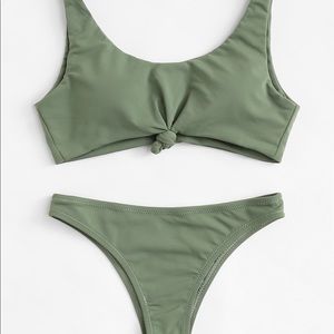 Medium olive green bathing suit NEW